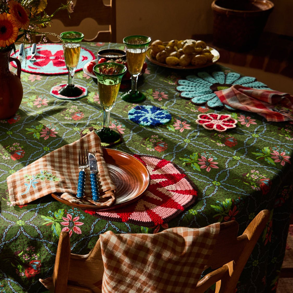 Sage X Clare - Reva Crochet Placemat