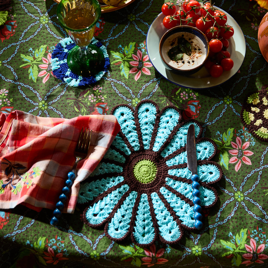 Sage X Clare - Zali Crochet Placemat