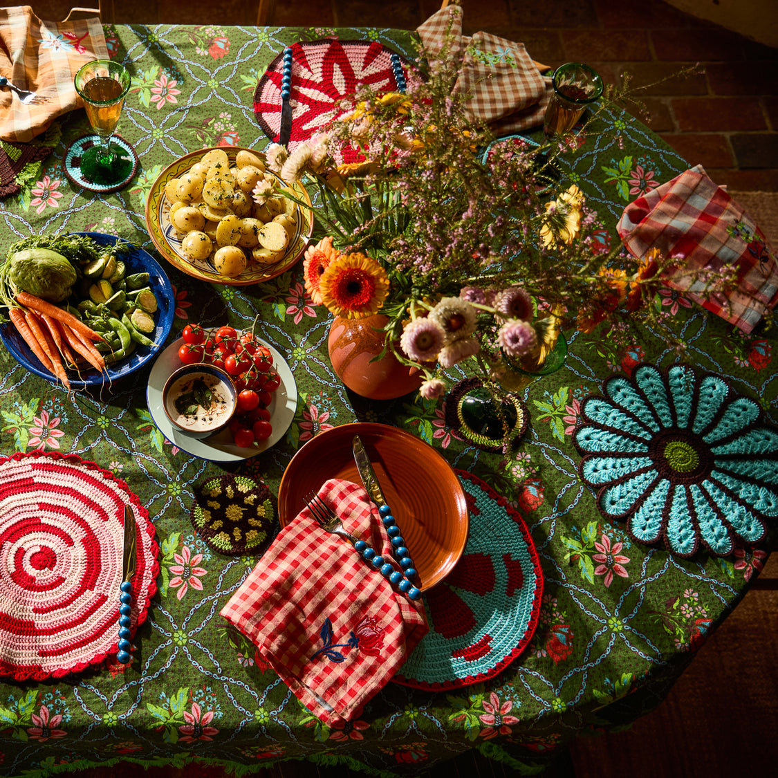 Sage X Clare - Zali Crochet Placemat