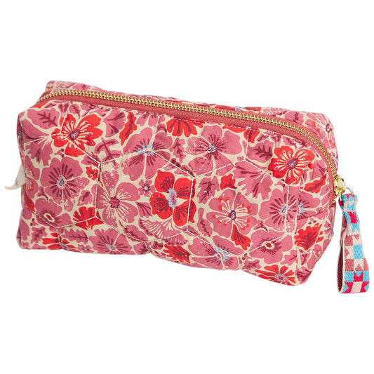Sage X Clare - Magnolia Travel Pouch - Poppy