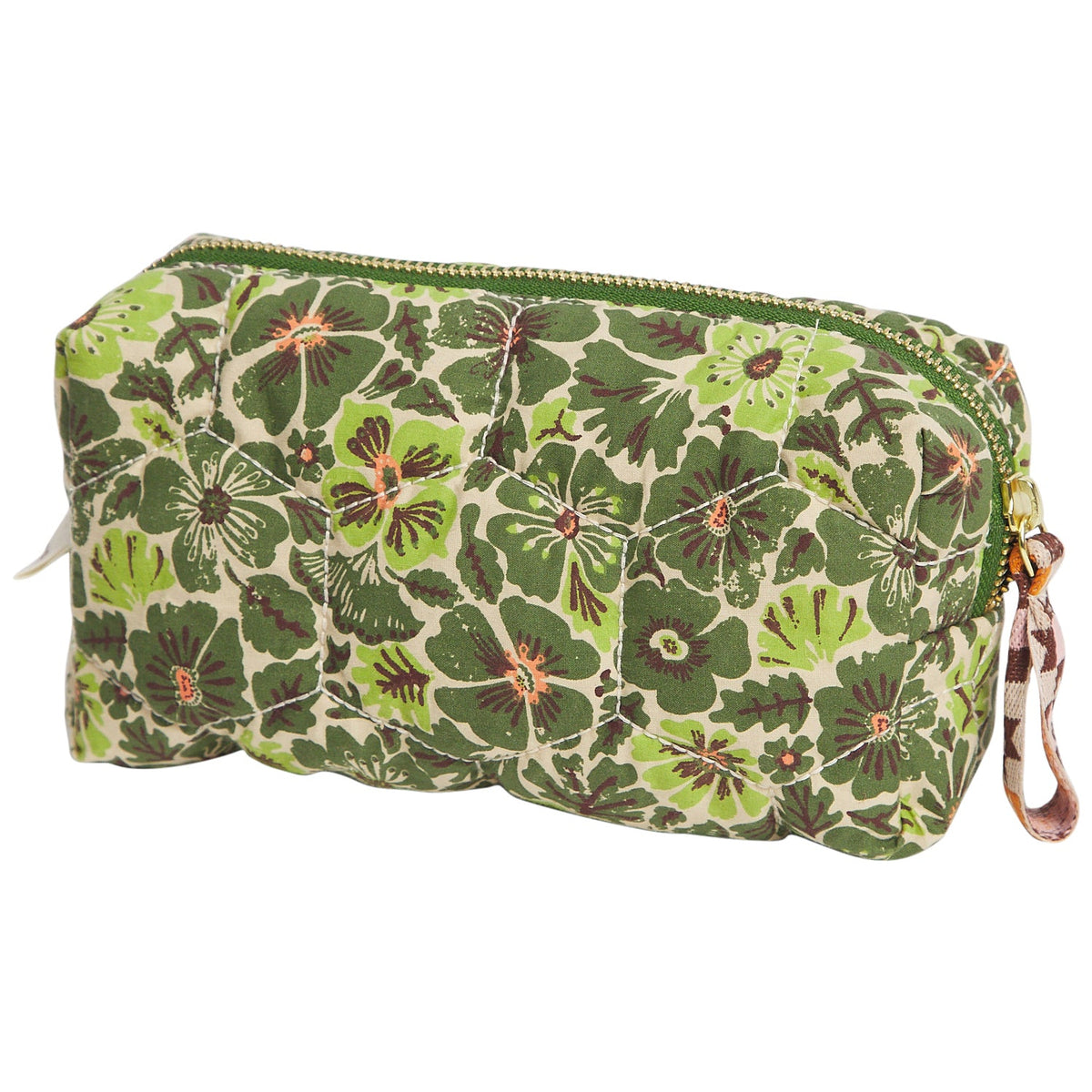 Sage X Clare - Magnolia Travel Pouch - Cactus Green