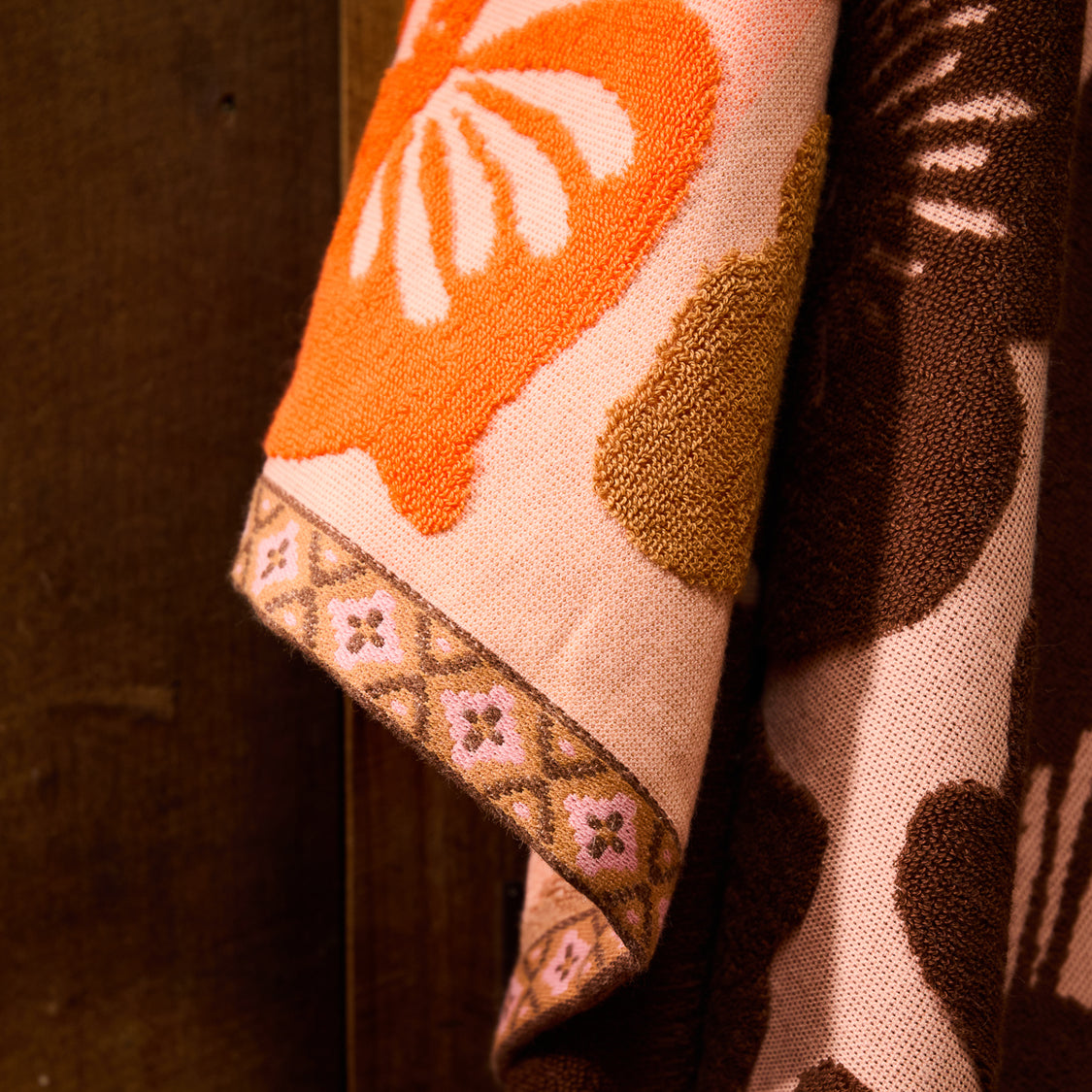 Sage X Clare - Jolene Bath Sheet - Carnelian