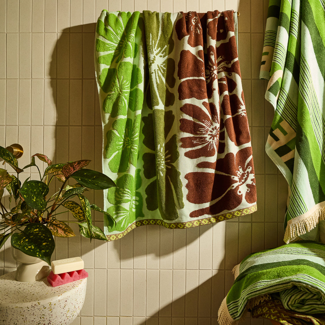 Sage X Clare - Jolene Bath Sheet - Fluorite