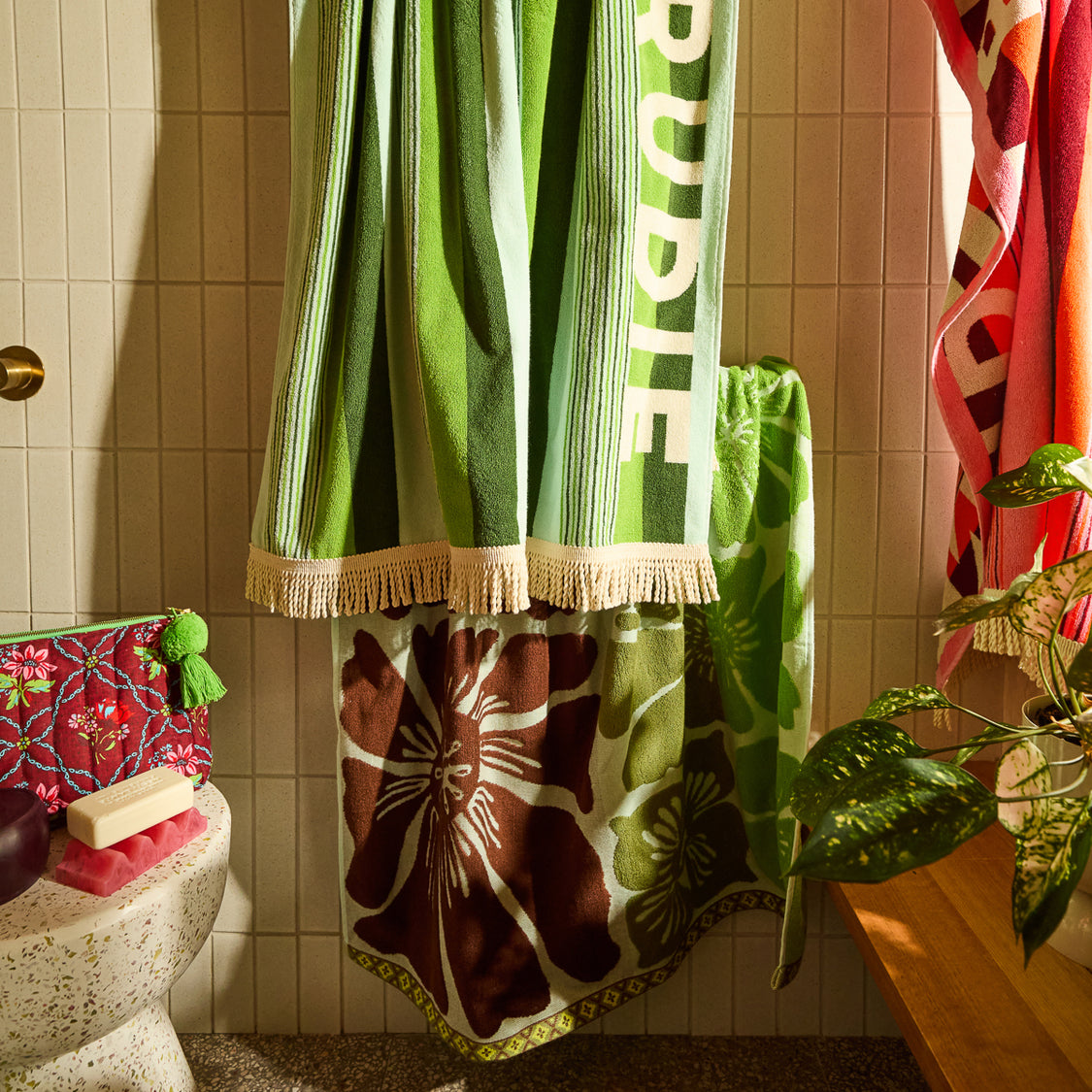 Sage X Clare - Jolene Bath Sheet - Fluorite