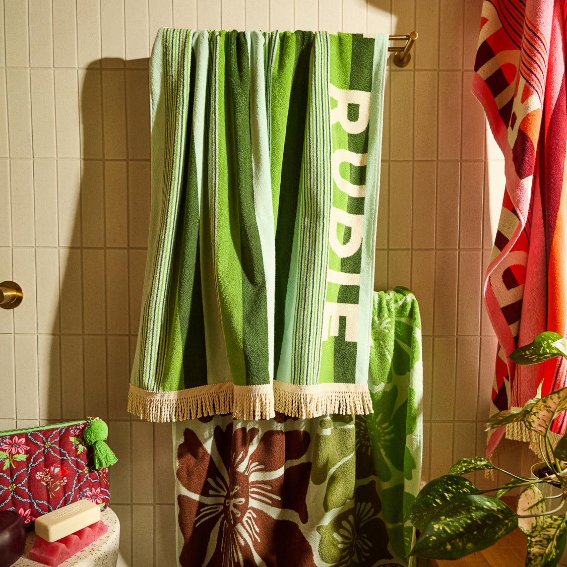 Sage X Clare - June Nudie Bath Sheet - Fluorite