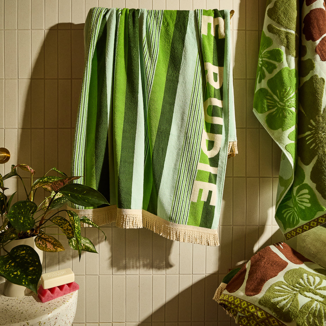 Sage X Clare - June Nudie Bath Sheet - Fluorite