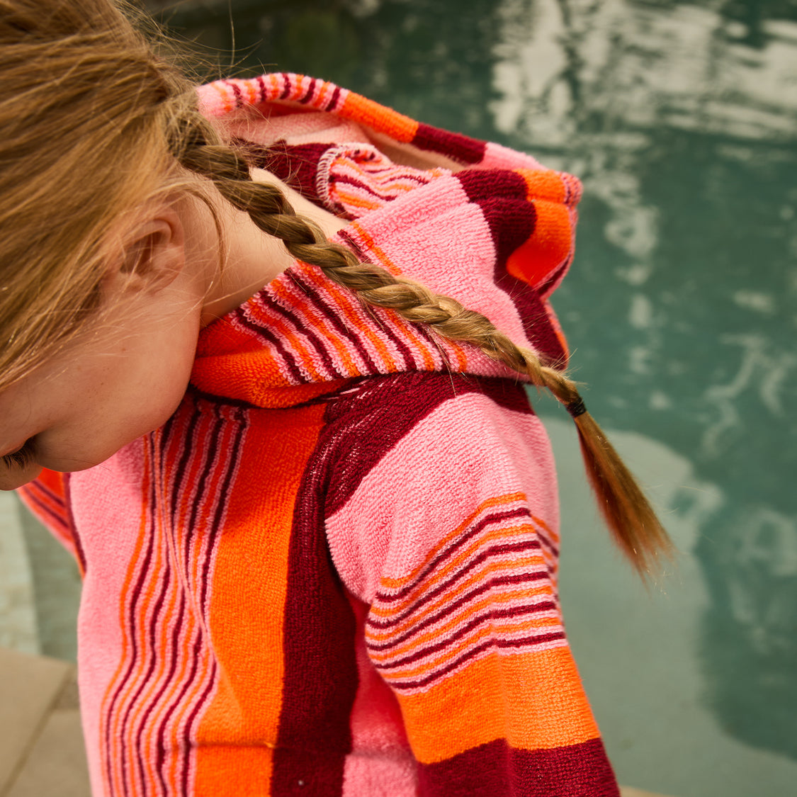Sage X Clare - June Nudie Hooded Towel - Dahlia