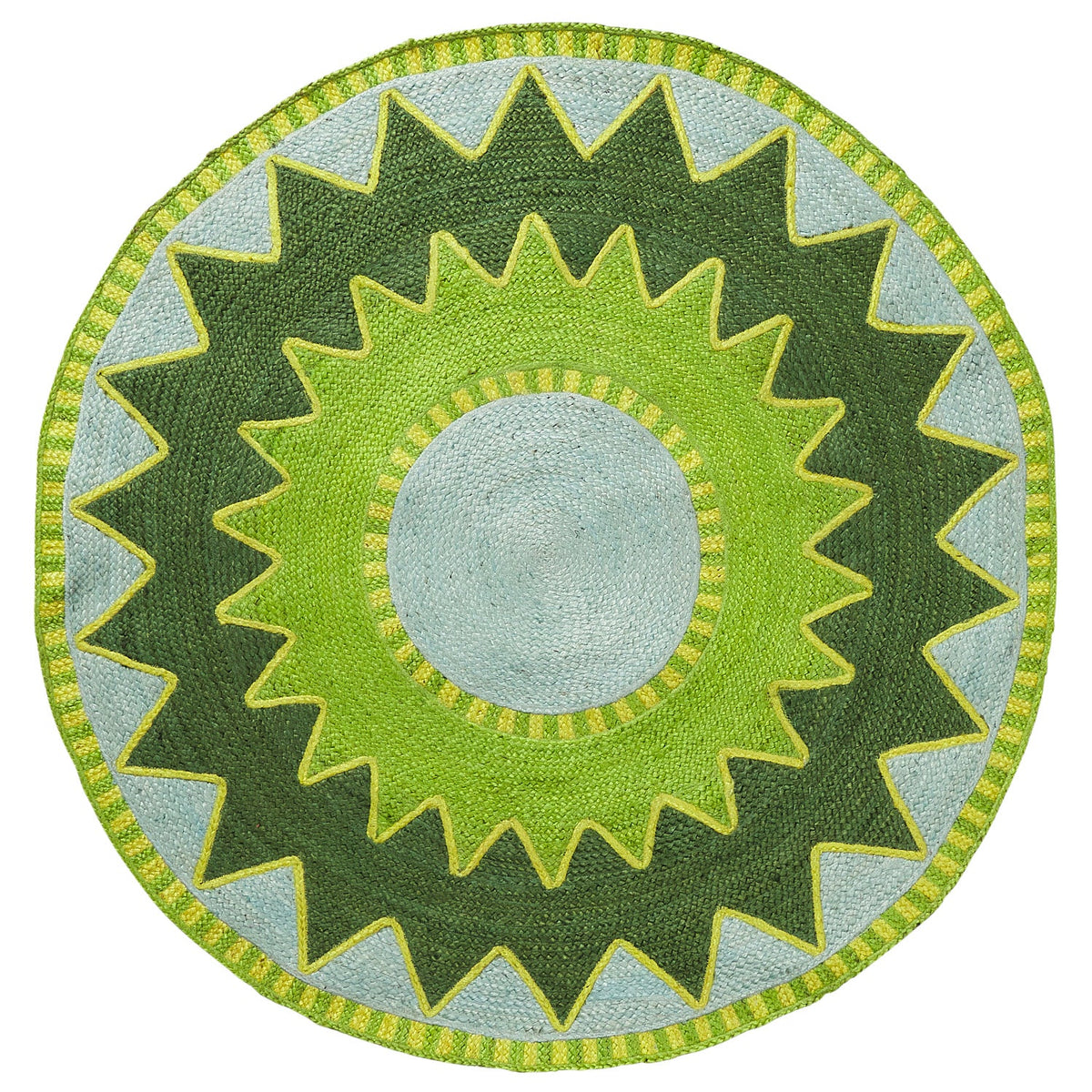 Sage X Clare - Maeve Jute Rug - Hunter Green