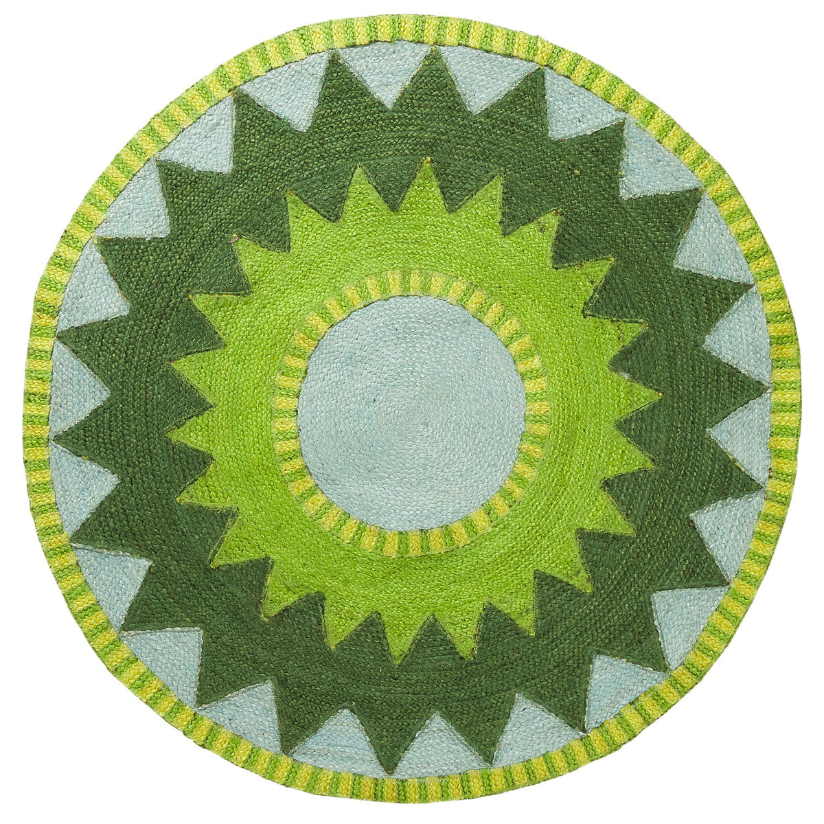 Sage X Clare - Maeve Jute Rug - Hunter Green