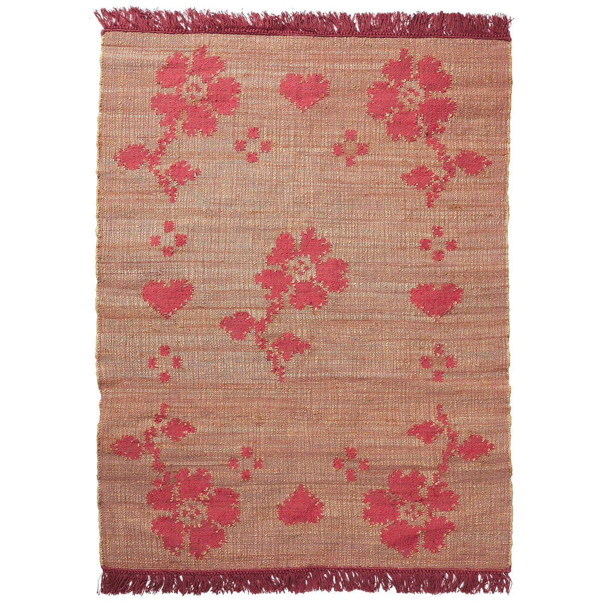 Sage X Clare - Ardenna Jute Rug - Poppy - 150 x 210cm