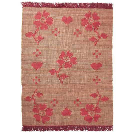 Sage X Clare - Ardenna Jute Rug - Poppy - 150 x 210cm