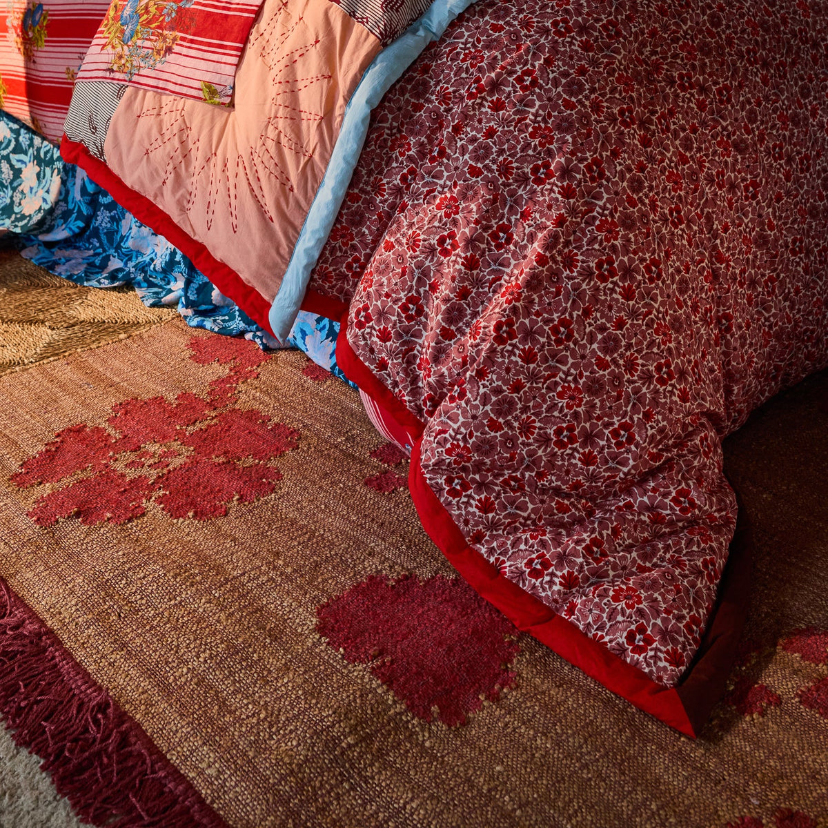 Sage X Clare - Ardenna Jute Rug - Poppy - 150 x 210cm