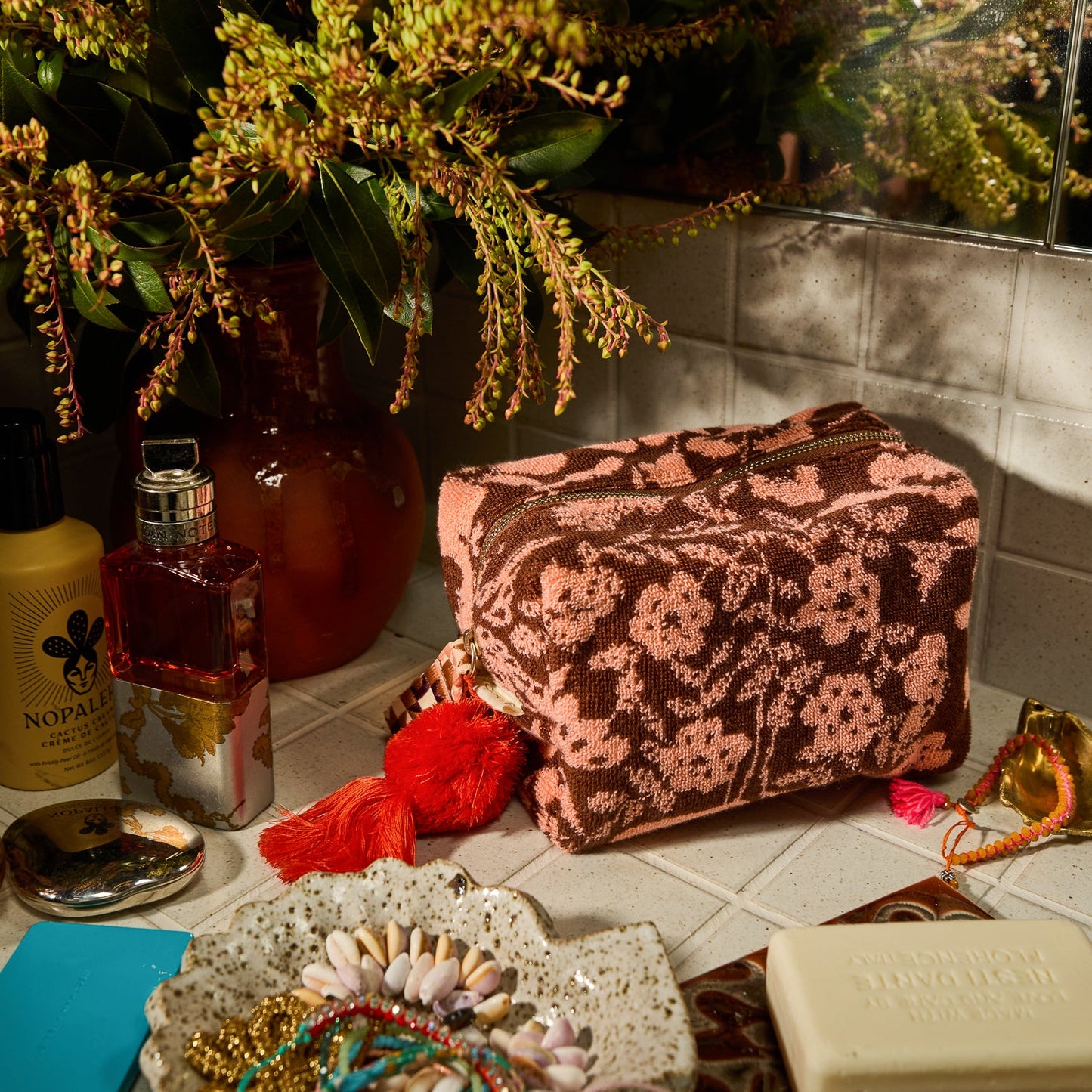 Sage X Clare - Indiana Terry Pouch - Carnelian