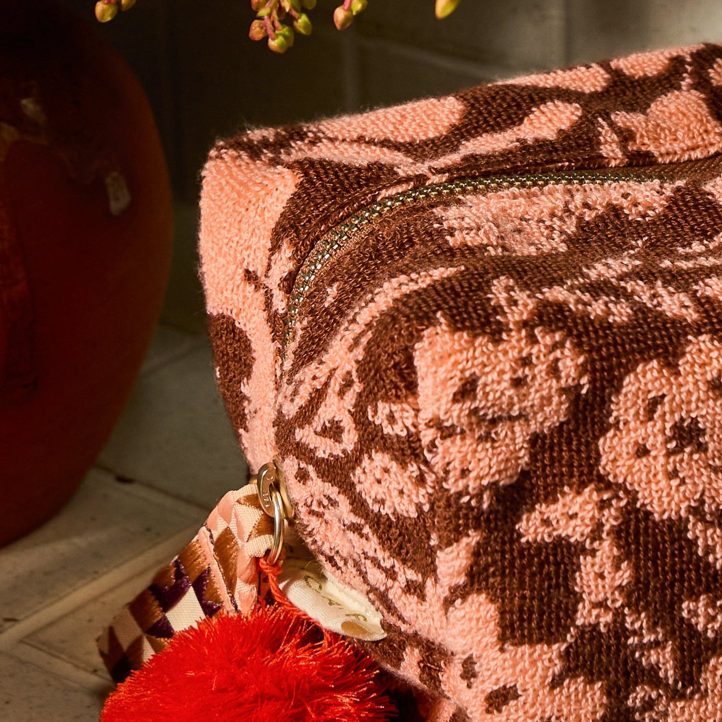 Sage X Clare - Indiana Terry Pouch - Carnelian