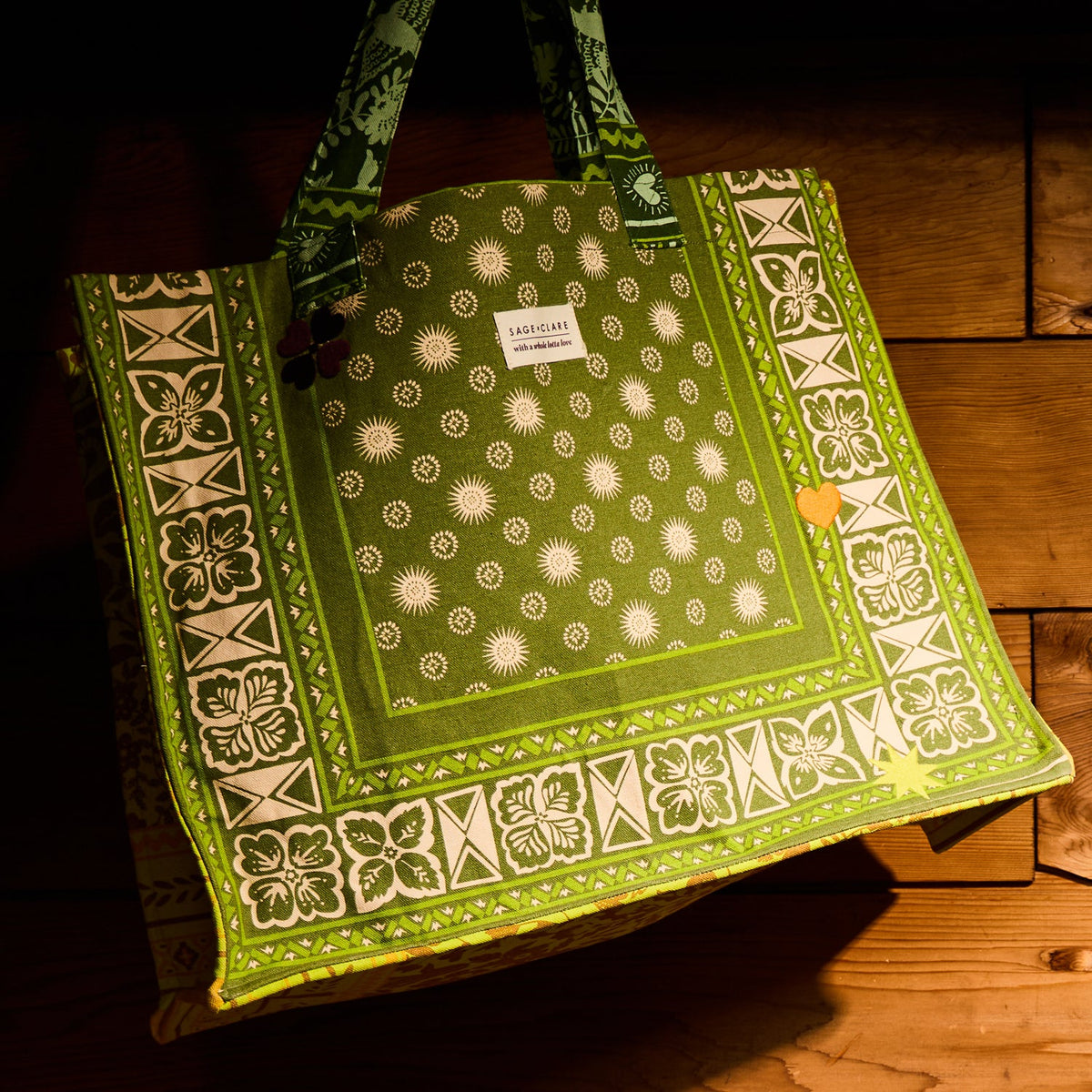 Sage X Clare - Odessa Tote Bag - Moss