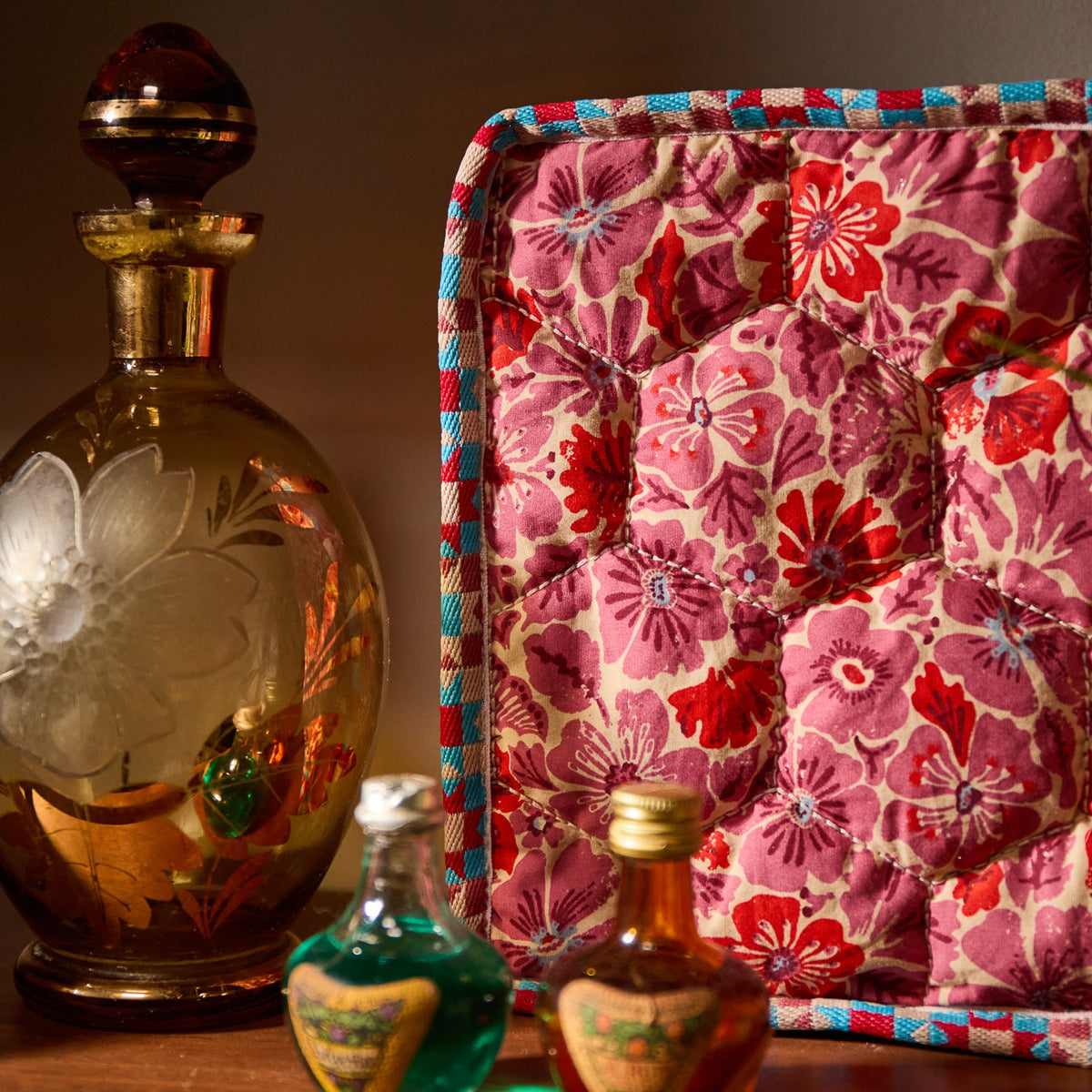 Sage X Clare - Magnolia Vanity Bag - Poppy