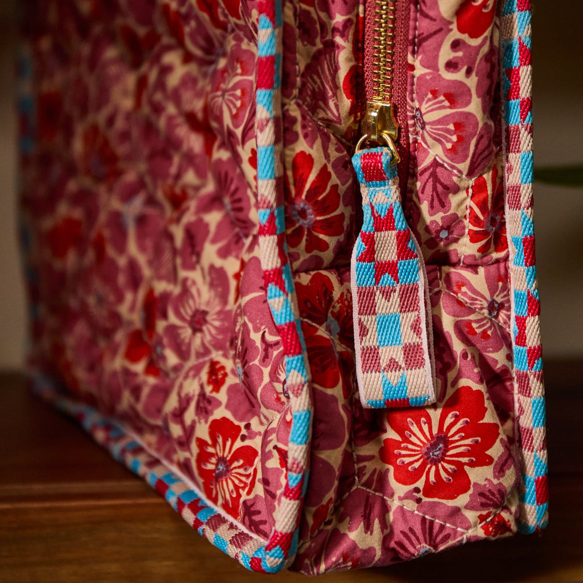 Sage X Clare - Magnolia Vanity Bag - Poppy