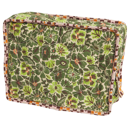 Sage X Clare - Magnolia Vanity Bag - Cactus Green