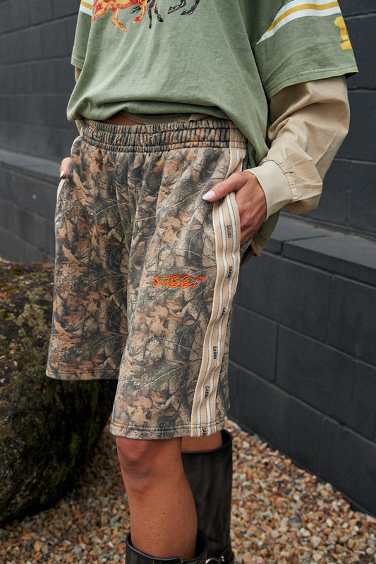 Sabbi - THE DESERT CAMO JORT SHORTS