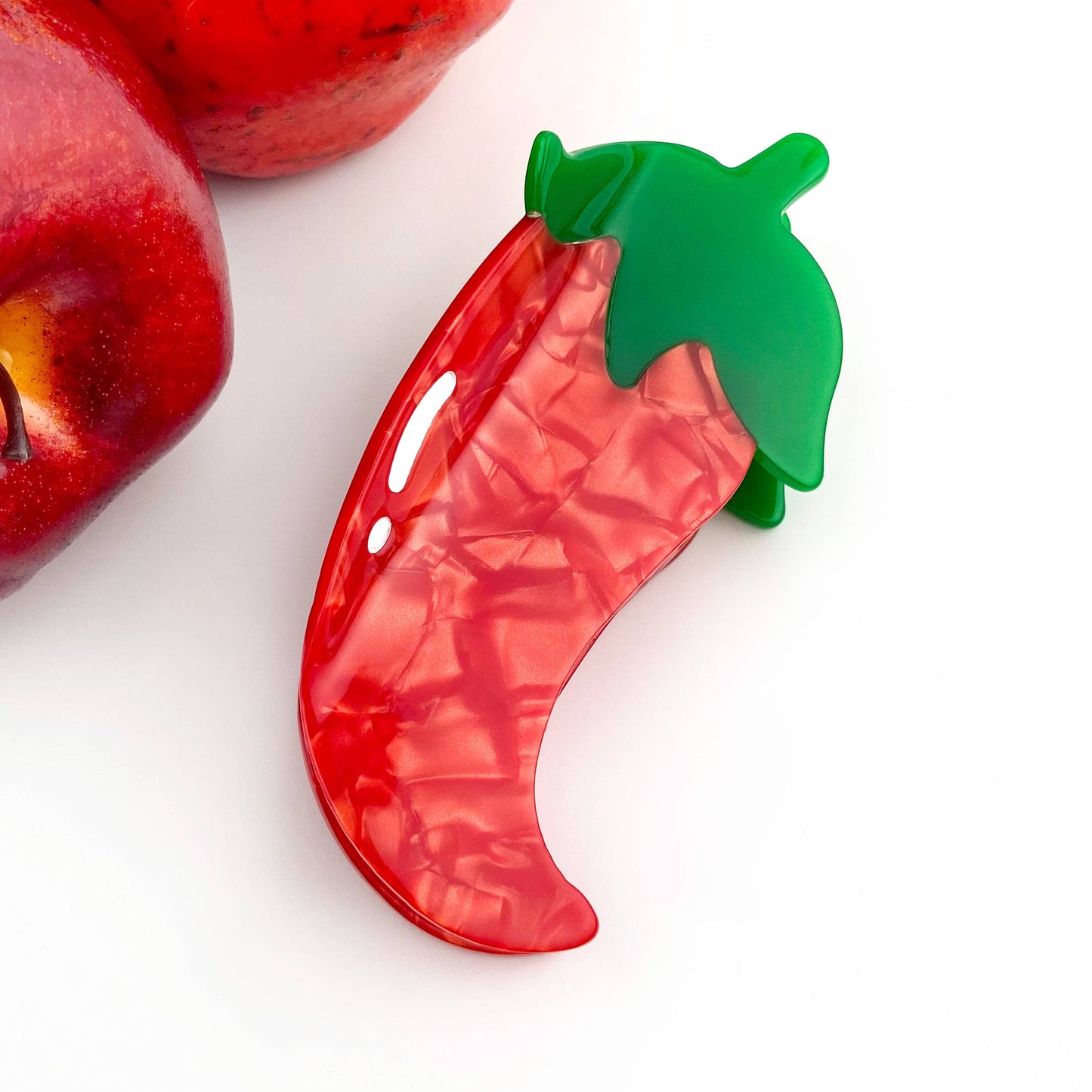 Diva - Red Chili Pepper Hair Claw Clip