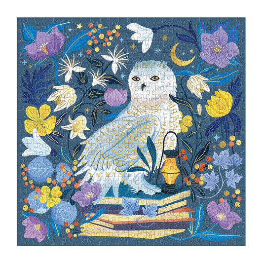 Galison - Celestial Owl Foil Puzzle - 500pc
