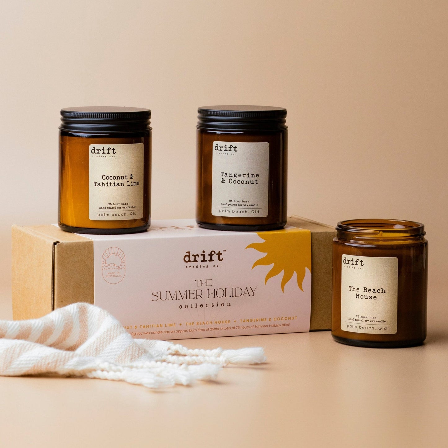 Drift Candle - Summer Holiday Collection Trio
