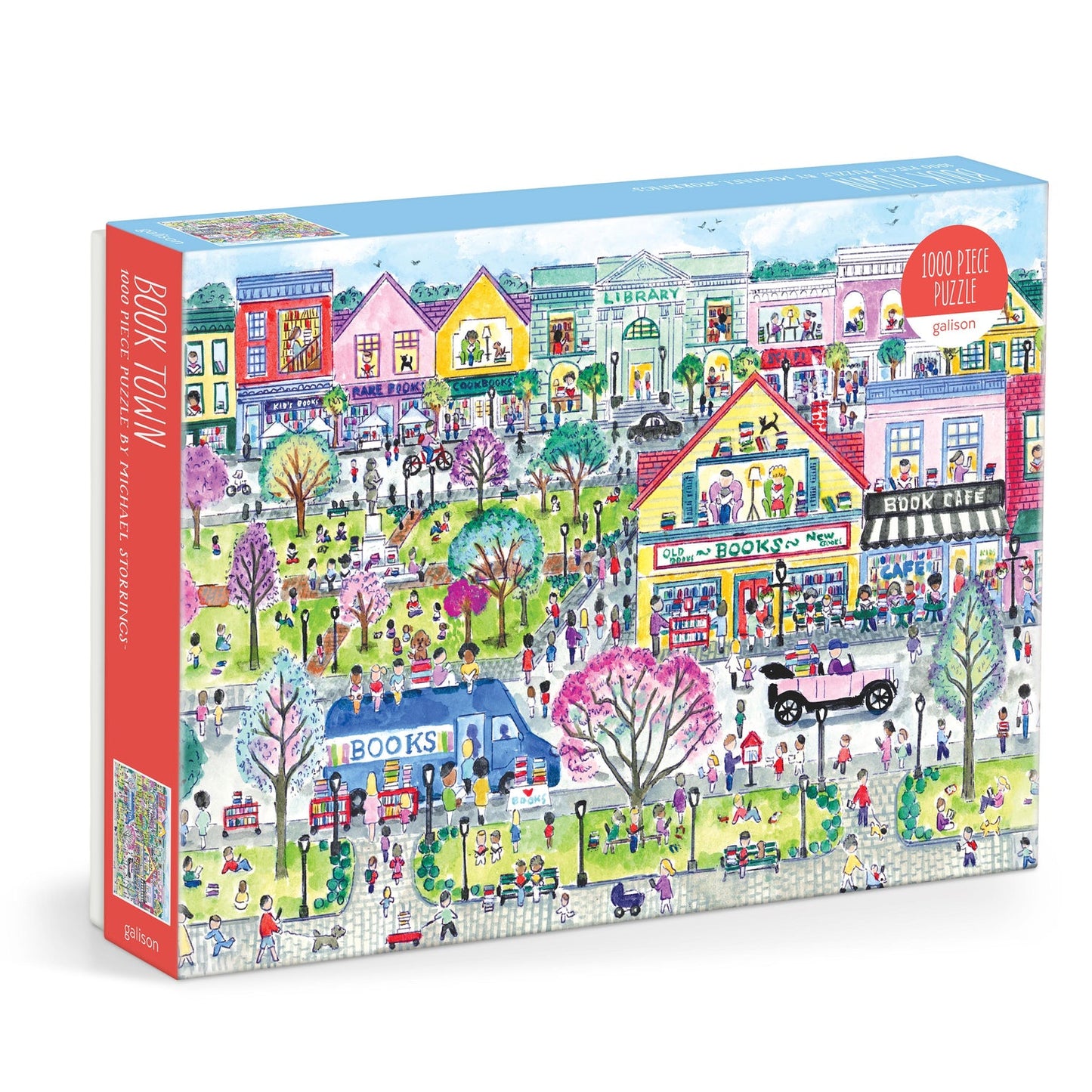 Michael Storrings - Book Town - 1000pc Puzzle