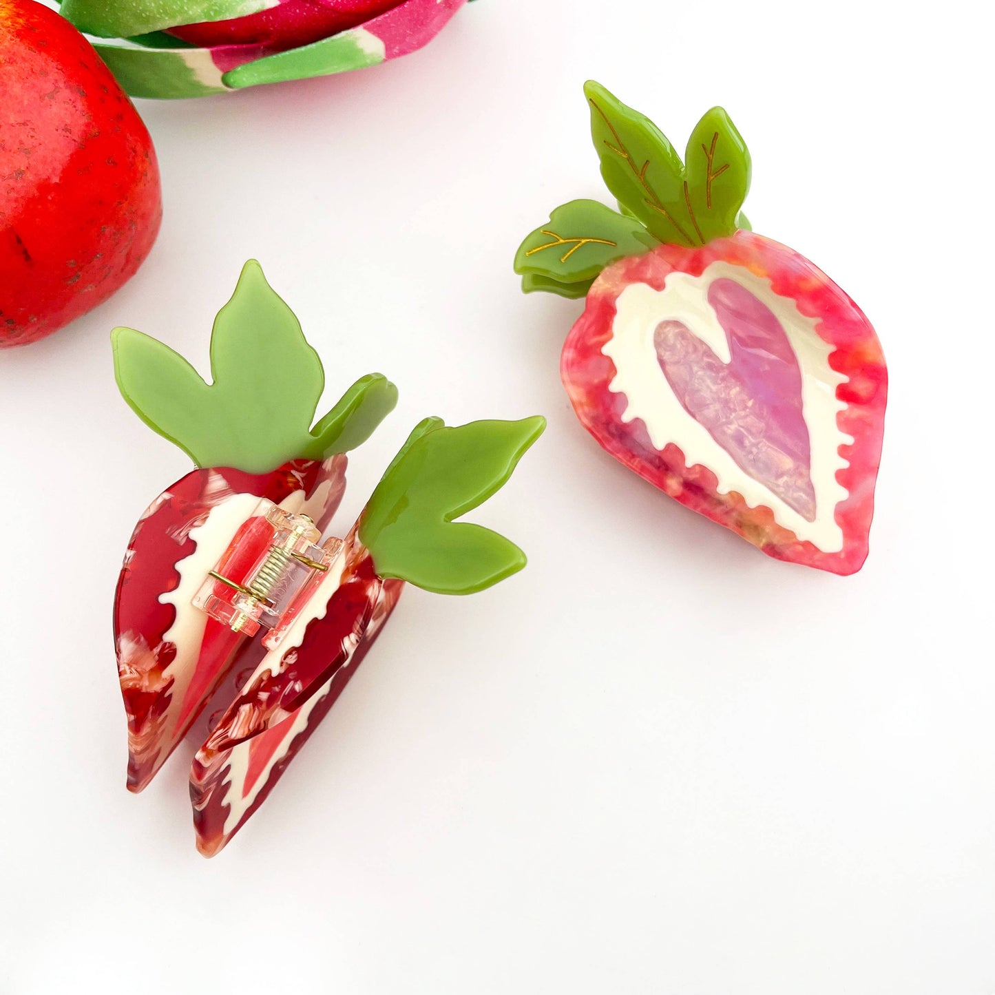 Diva - Strawberry Claw Clips