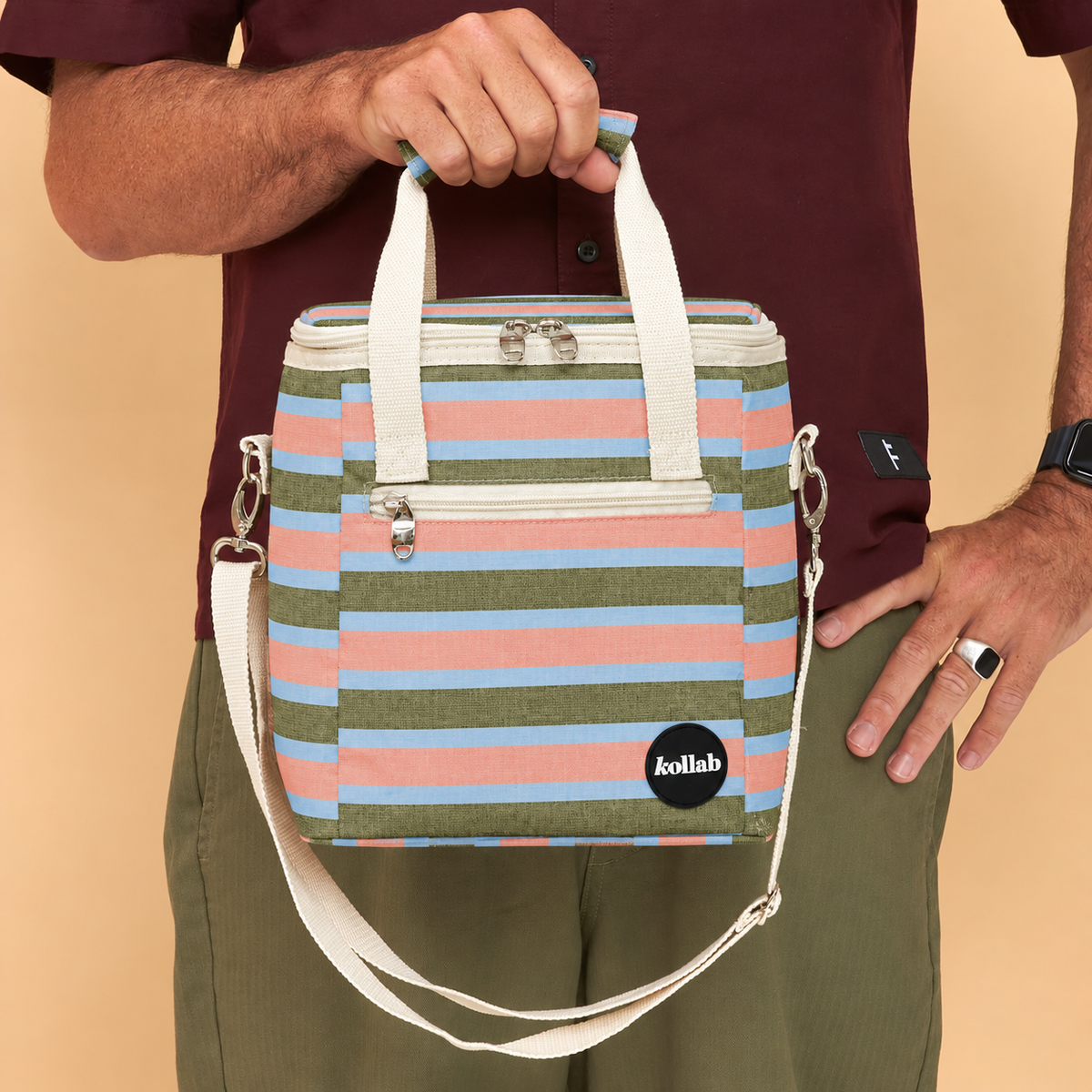 Kollab - Mini Cooler - Shoreline Stripe