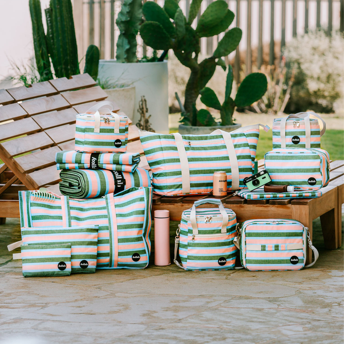 Kollab - Mini Cooler - Shoreline Stripe