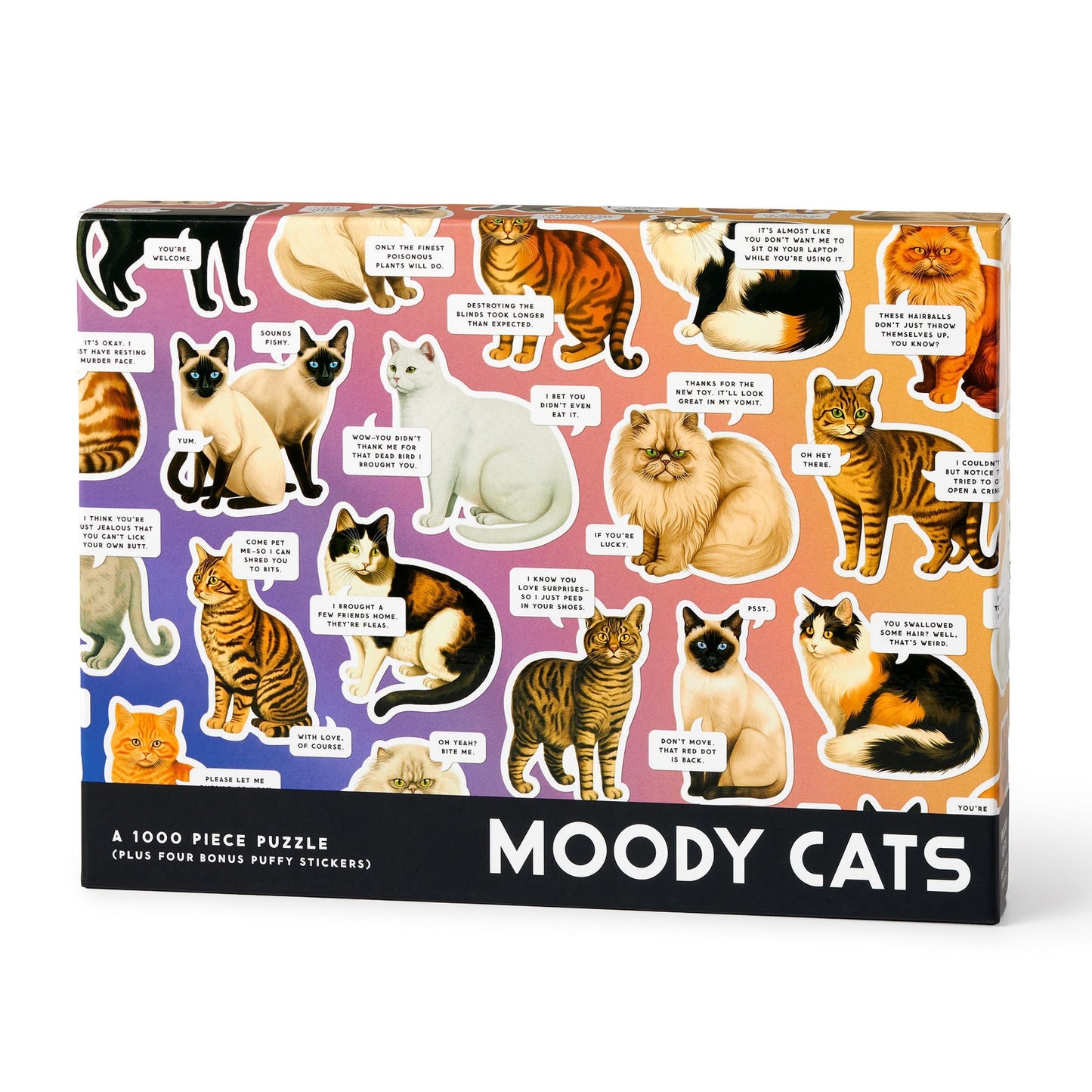 Brass Monkey - Moody Cats - 1000pc Puzzle