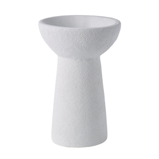 Fluted Concrete Vessel