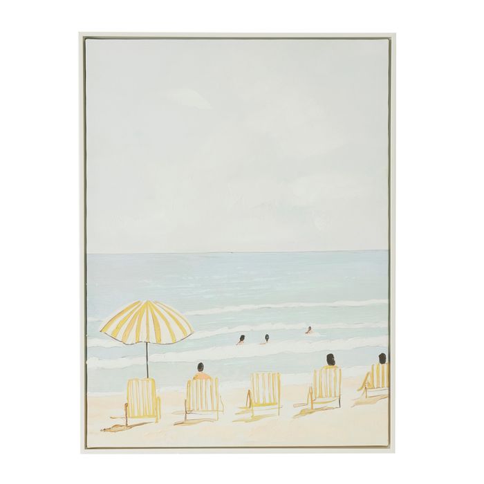 CTC - Portsea White Frame Oil Painting