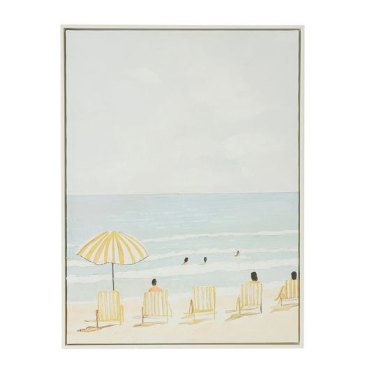 CTC - Portsea White Frame Oil Painting