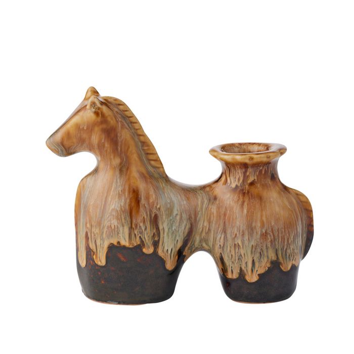 CTC - Bandera Horse Ceramic Candleholder