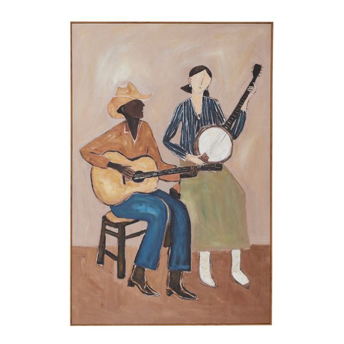 CTC - Lompoc Duo - Teak Frame Oil Painting