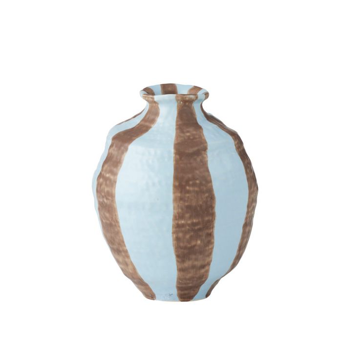 CTC - Ligne Ceramic Vase - Sky/Choc