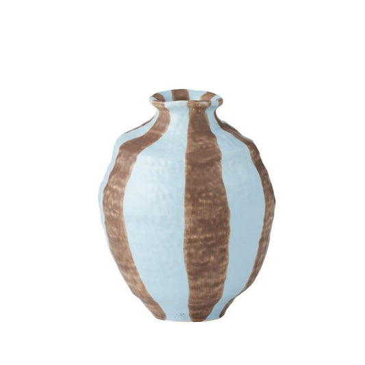 CTC - Ligne Ceramic Vase - Sky/Choc