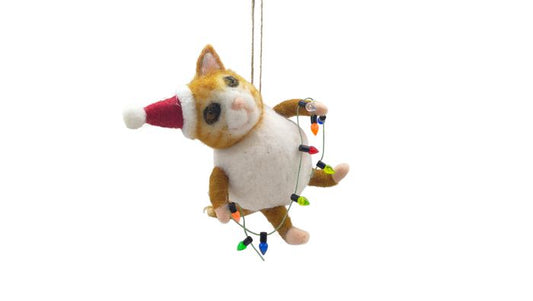 CTC - Cat with a Hat - Hanging Decoration