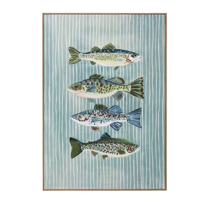 CTC - Shad Fish / Ash Frame - Oil Painting