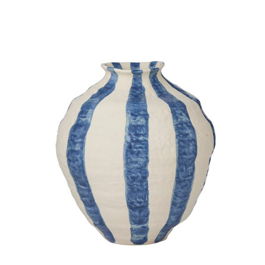 CTC - Rayas Ceramic Vase - Dark Denim