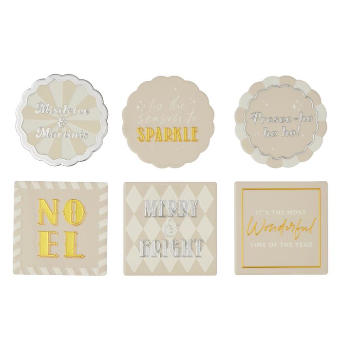 CTC - Merry Sparkle Ceramic Coaster