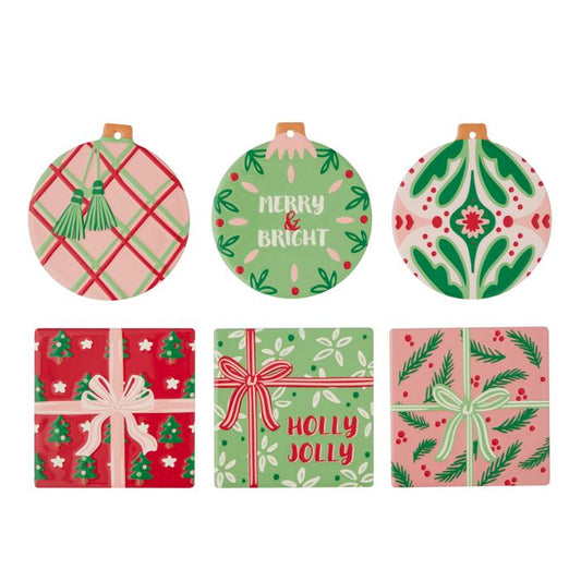 CTC - Holly Jolly Ceramic Coaster