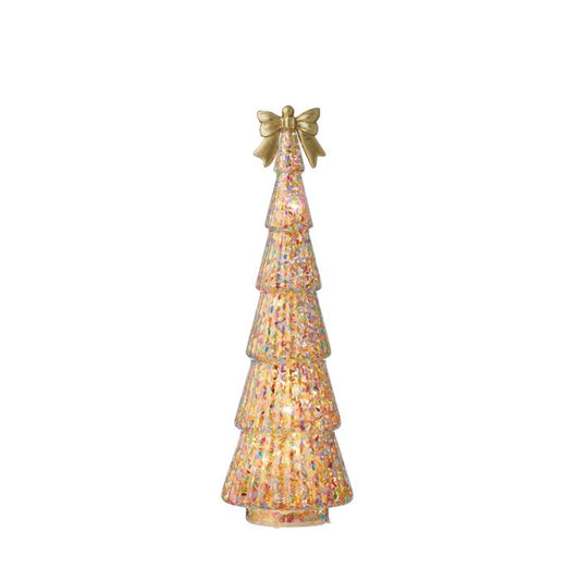 CTC - Glass Whimsy Bow LED Tree