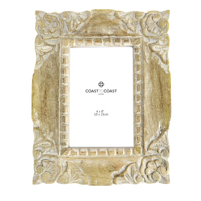 CTC - Cato Wood Photo Frame - White Wash