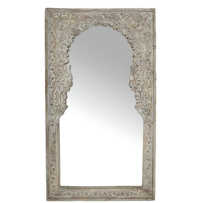 CTC - Idha Wood Mirror - White Wash