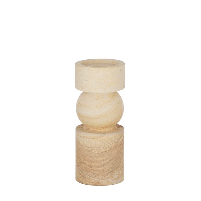 CTC - Uma Sandstone Candle Holders