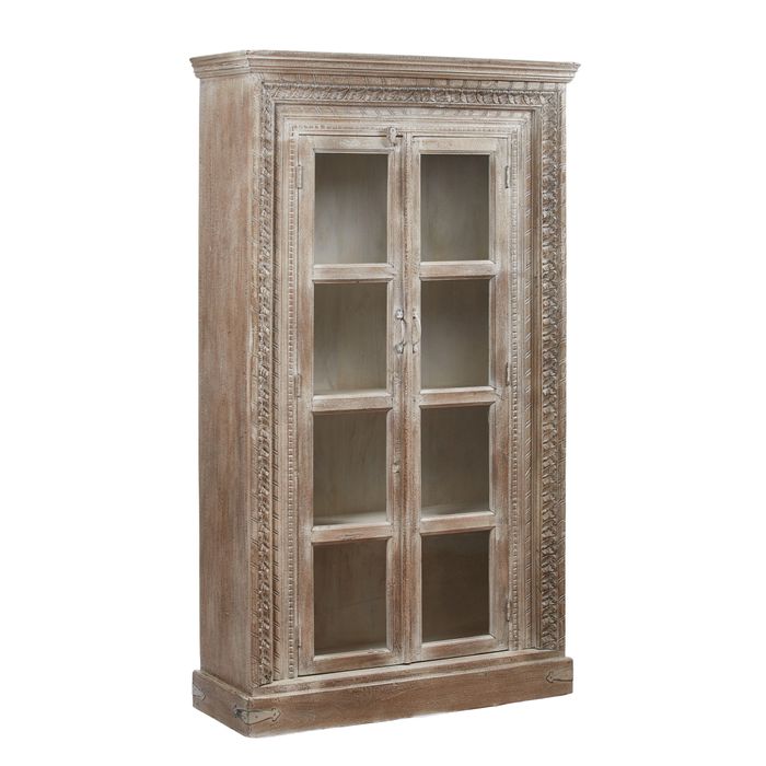 CTC - Isha Wood Bookcase - White Wash