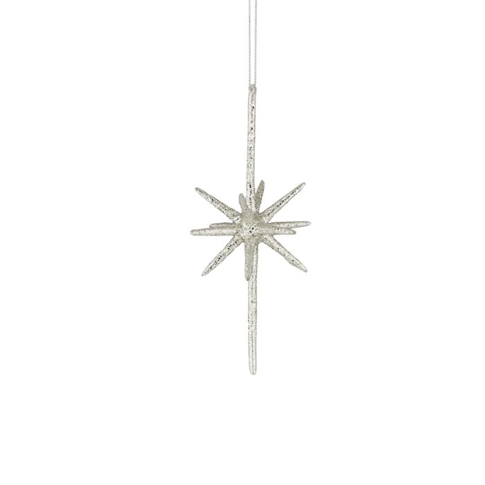 CTC - Twinkle Glass Ornament - Silver