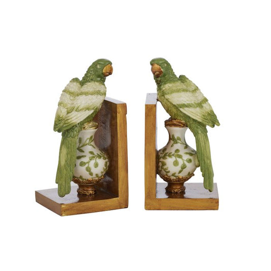 CTC - Poly Parrot Resin Bookends